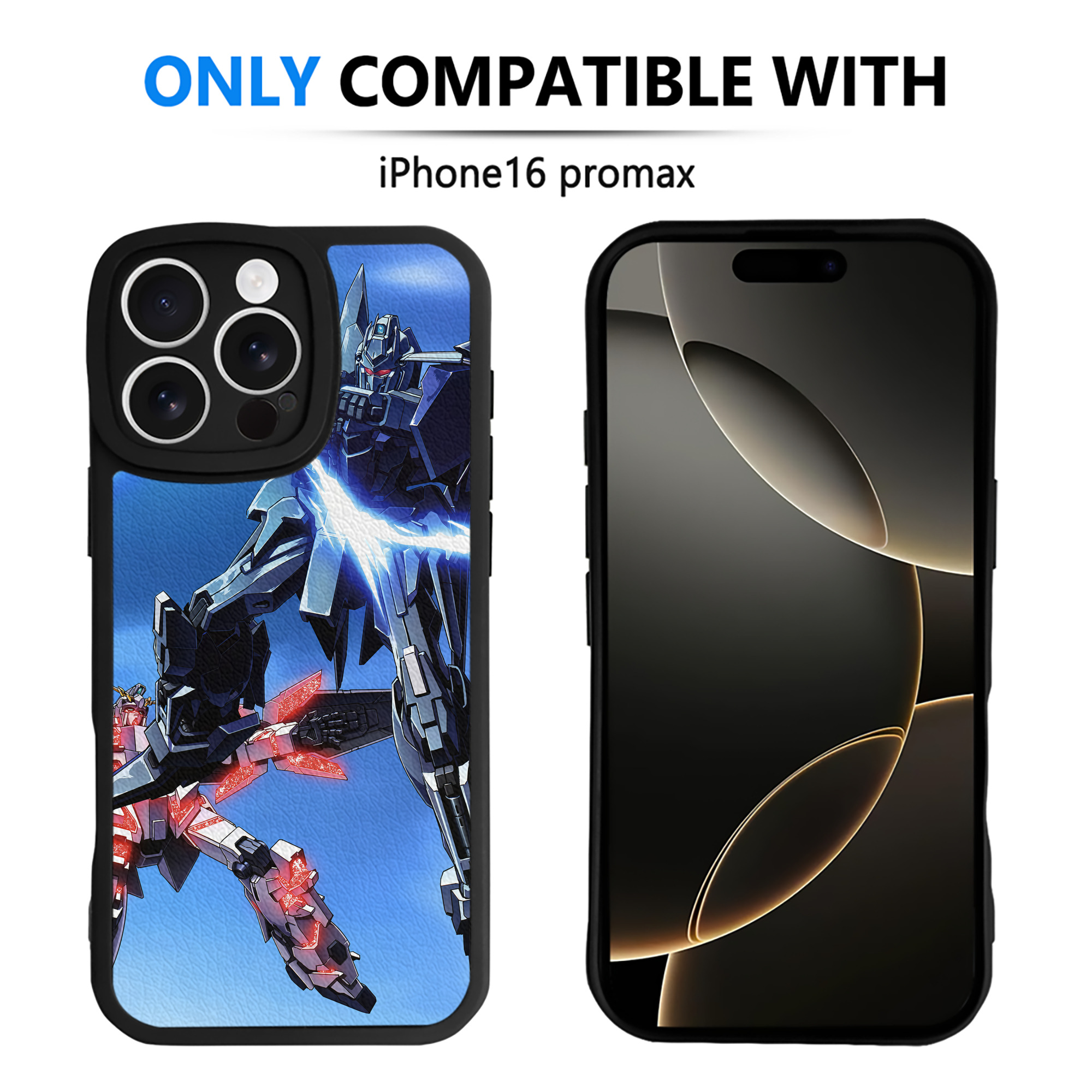 （画像用） 機動戦士ガンダム Mobile Suit Gundam 【iPhone 16シリーズ対応】シリコンスマホケース（レザー調） 材質：シリコン